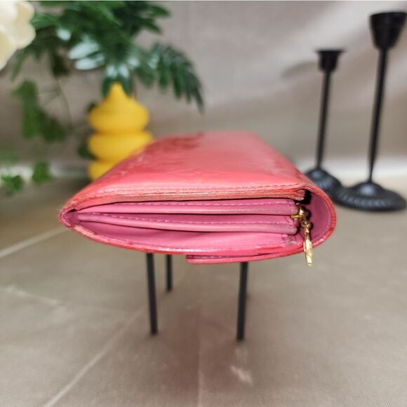 Louis Vuitton Vernis Sarah Wallet Authentic Gorgeous W/ Conversion Chain - Picture 7 of 17